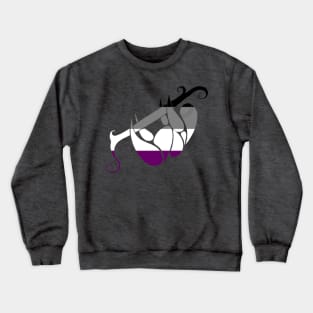 Asexual Flag Sloth Crewneck Sweatshirt